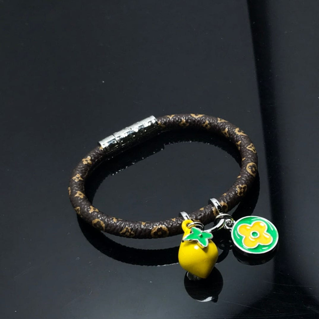 18K Louis Vuitton Hang It Fruits Lemon Bracelet