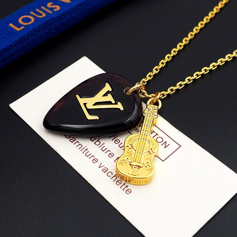 18K Louis Vuitton Picks Pendant Necklace