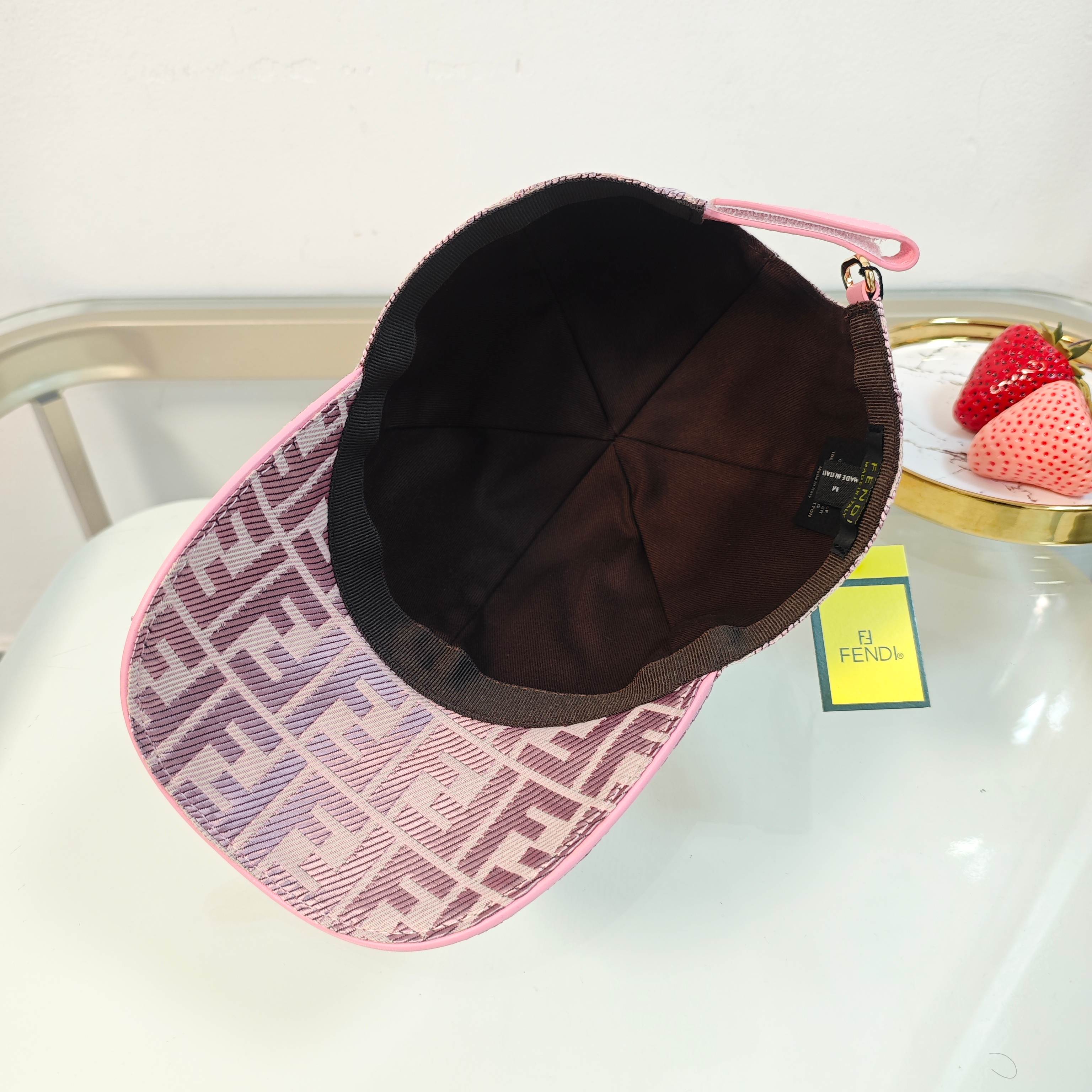 Fendi Embroidered Baseball Cap